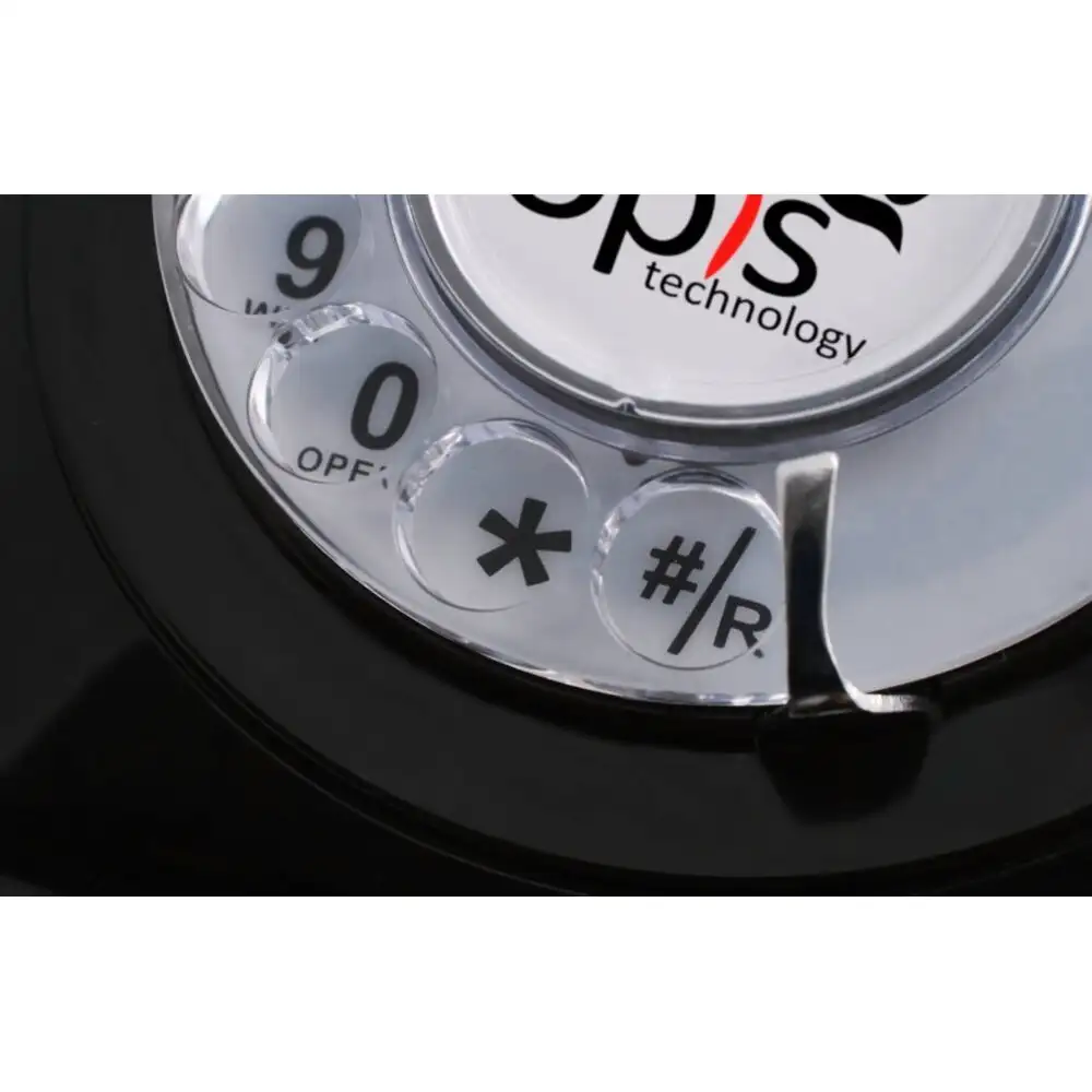 Opis Clock 1 (XXL 16'' Blanc et Bleu) : Horloge murale numérique rétro -  Opis Technology