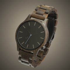 Opis UR-M1 (Sándalo Negro) Reloj de Madera para Hombre