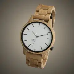 Opis UR-M1 (Bois d’Érable Blanc) Montre en Bois pour Homme